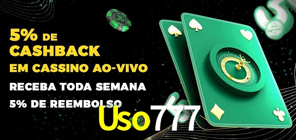 Promoções do cassino ao Vivo Uso777